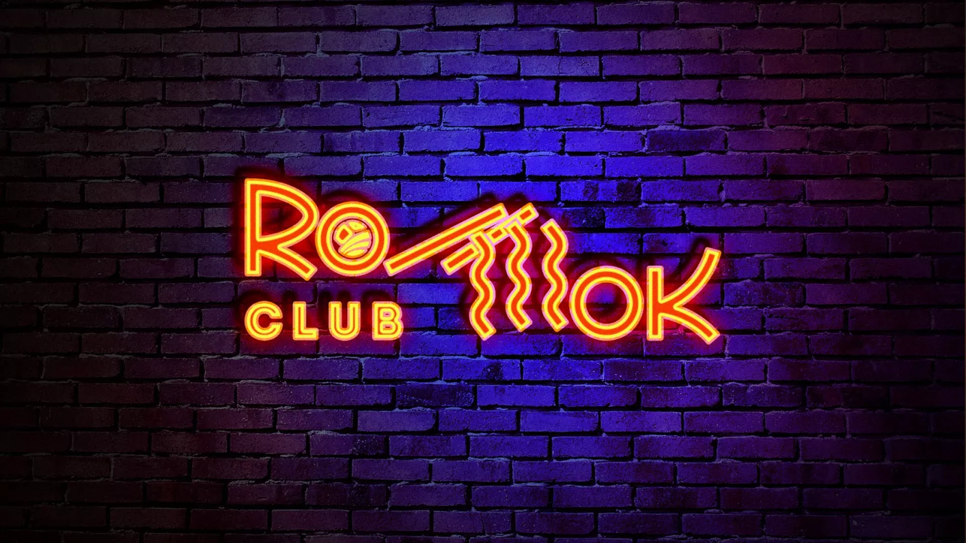 Разработка интерьерной вывески суши-бара «Roll Wok Club» в Новоуральске